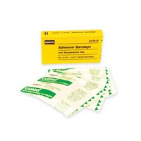 Honeywell 20915 North 2" X 4" X-Large Latex-Free Plastic Strip Adhesive Bandage (6 Per Box)